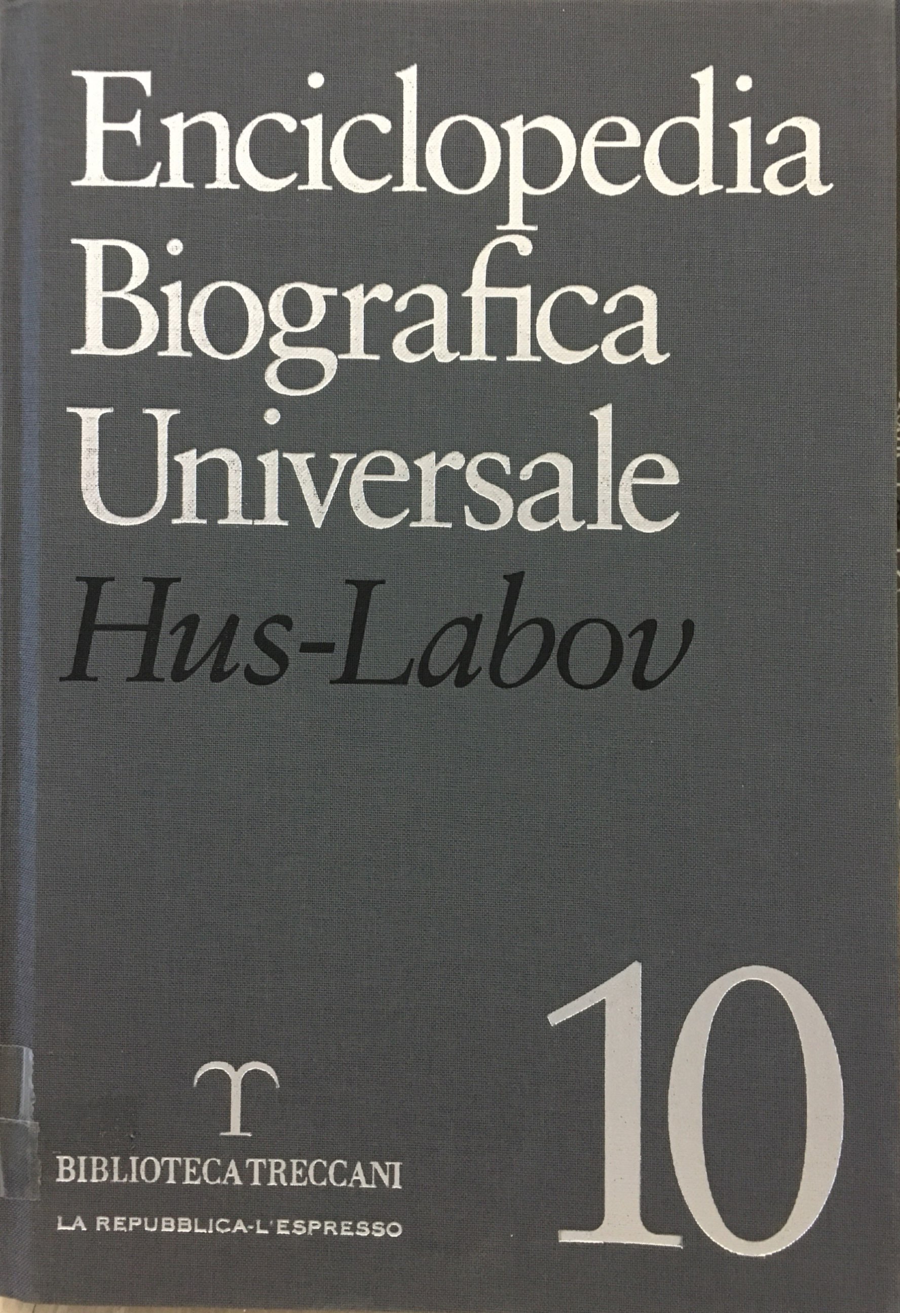 ENCICLOPEDIA BIOGRAFICA UNIVERSALE VOLUME 10